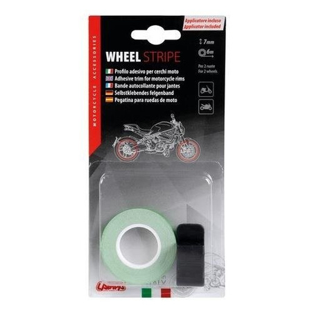 Naklejki na obręcz LAMPA Racing zielone