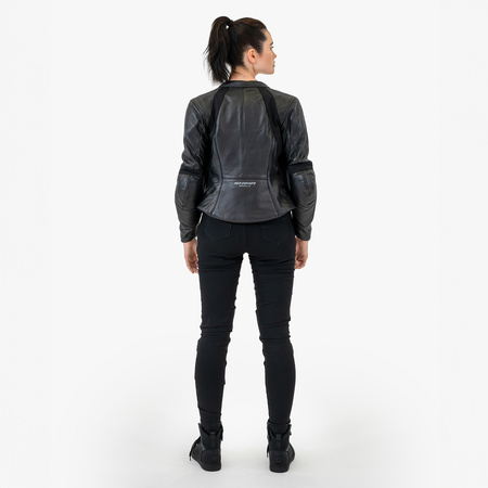 Jeansy motocyklowe Shima Flexx Lady Black