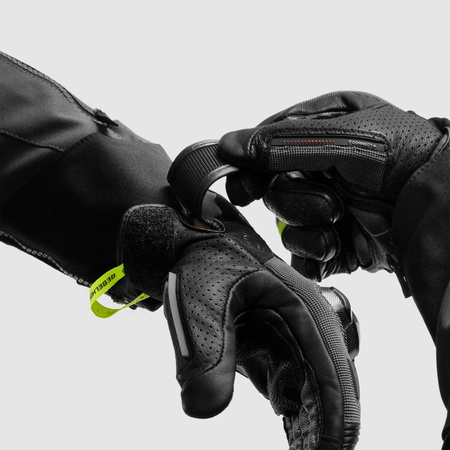 Rękawice Rebelhorn Defender Black Grey Fluo Yellow