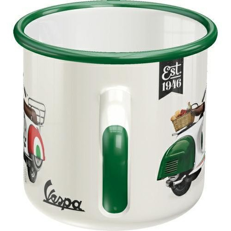 Emaliowany kubek Vespa Italian