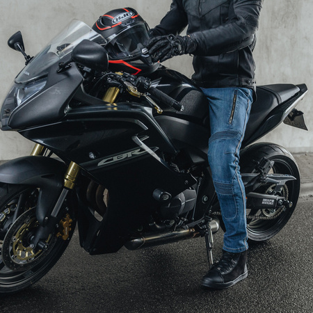 Jeansy motocyklowe Rebelhorn Vandal Denim Black