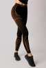 Legginsy termoaktywne damskie Spaio Rapid Black/Orange