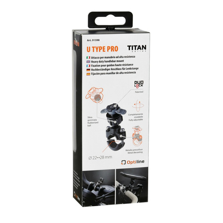 Uchwyt Lampa Titan Opti U Type Pro, mocowanie na kierownicy