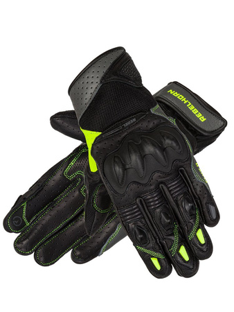 Rękawice Rebelhorn Flux II Black/Yellow Fluo