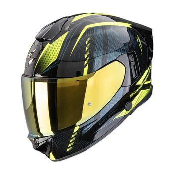 Kask Scorpion Exo-530 Air Theras Black/Neon Yellow