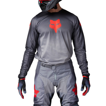 Koszulka Fox 180 Interfere Grey/Red (MX24)