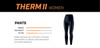 Spodnie termoaktywne Rebelhorn Therm II Lady Black/Grey