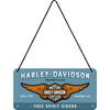 Tabliczka, zawieszka metalowa Harley-Davidson
