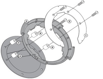 Mocowanie Givi Tanklock BF11