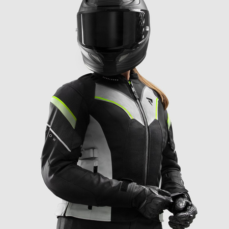 Kurtka Tekstylna Rebelhorn Hiflow V Lady Black/Grey/Fluo Yellow