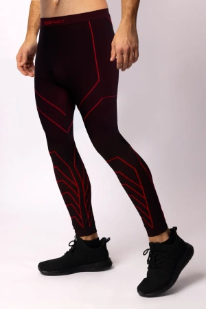 Spodnie termoaktywne Spaio Rapid Black/Red