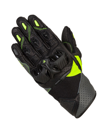 Rękawice Rebelhorn Flux II Black/Yellow Fluo