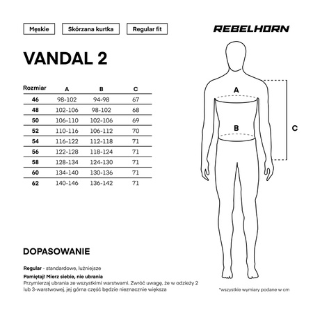 Kurtka skórzana Rebelhorn Vandal 2 Black