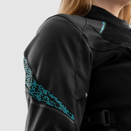 Kurtka Rebelhorn Jax Lady Black/Blue Lagoon