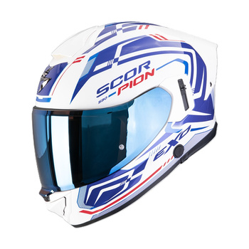 Kask Scorpion Exo-530 Air Slope White/Blue/Red