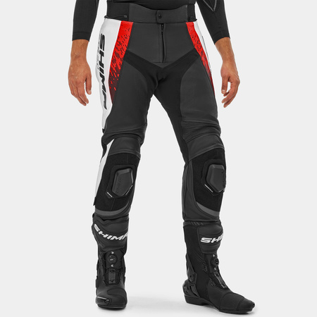 Spodnie motocyklowe Shima STR 2.0 Red Fluo