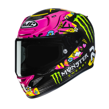 Kask motocyklowy HJC RPHA12 Carbon Quartararo Le Mans 4 Pink/Black