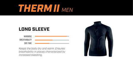 Bluza termoaktywna Rebelhorn Therm II Black/Grey