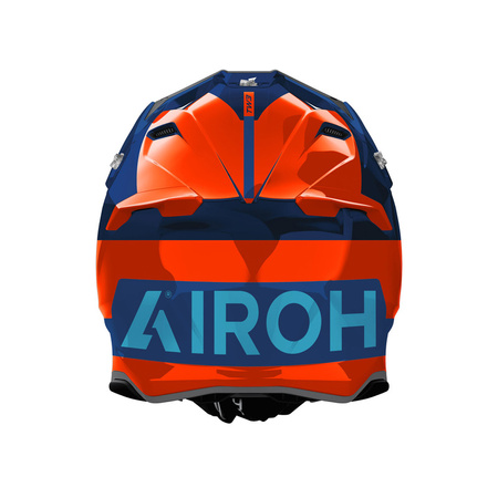 Kask motocyklowy Airoh Twist 3 Fancy Blue/Orange Gloss