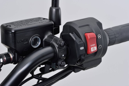 Daytona 1 port USB typu C w obudowie slim do montażu na kierownicy 80400