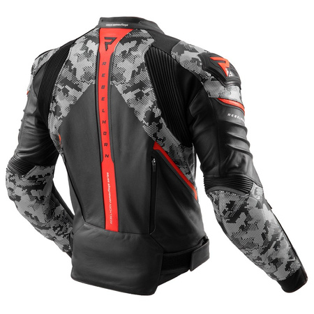 Kurtka Rebelhorn Veloce Camo Black/Grey/Fluo Red