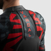 Kurtka skórzana Rebelhorn Vandal 2 Black Grey Fluo Red
