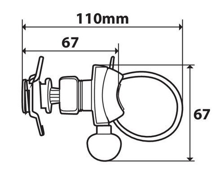 LAMPA Opti Belt uchwyt mocowany paskiem