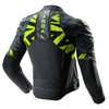 Kurtka skórzana Rebelhorn Vandal 2 Black Grey Fluo Yellow
