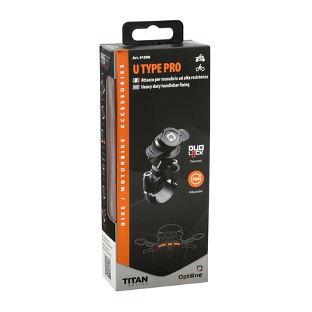 Uchwyt Lampa Titan Opti U Type Pro, mocowanie na kierownicy