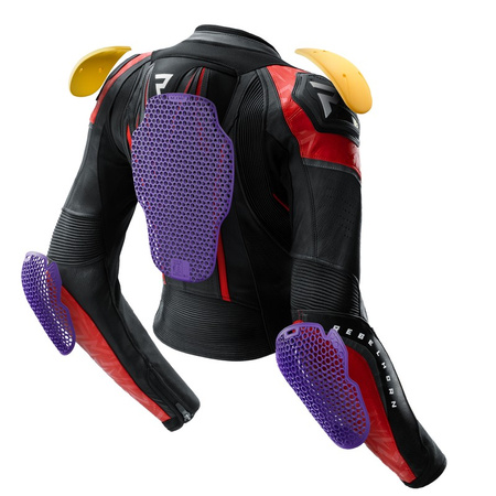Kurtka skórzana Rebelhorn Diva RS Black Red