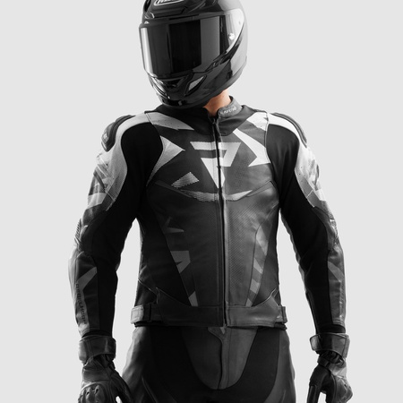 Kurtka motocyklowa Rebelhorn Inferno Black White