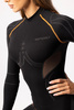 Damska koszulka termoaktywna Spaio Extreme Pro Black/Orange