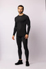 Koszulka termoaktywna z długim rękawem Spaio Breeze Black/Grey