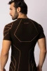 Koszulka termoaktywna Spaio Rapid z krótkim rękawem Black/Orange