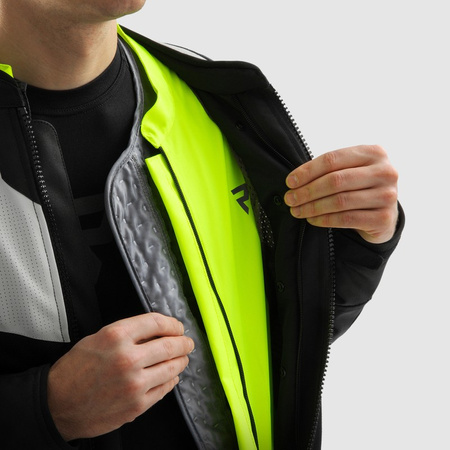 Kurtka Tekstylna Rebelhorn Hiflow V Black/Grey/Fluo Yellow