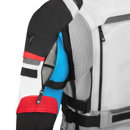 Kurtka motocyklowa Seca Arrakis 3 Grey/Blue/Red