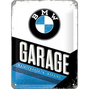 Tabliczka metalowa 15x20 BMW Garage