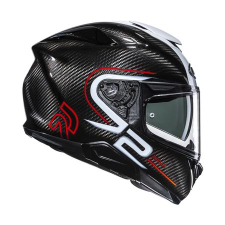 Kask motocyklowy HJC RPHA72 Carbon Garen Black/White