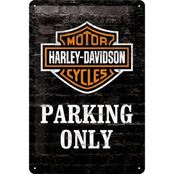 Plakat metalowy 20x30 Harley-Davidson Parking only