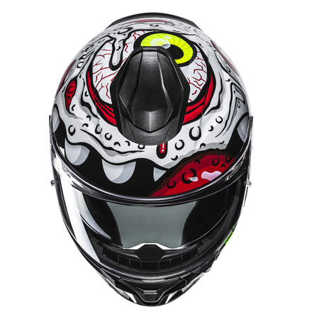 Kask motocyklowy HJC C71 Squeeze White/Green