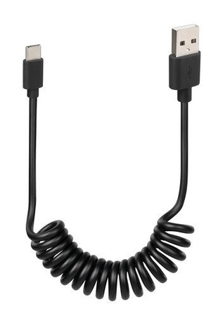 LAMPA kabel sprężynowy USB - USB typu C długość 100cm
