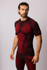 Koszulka termoaktywna Spaio Adrenaline z krótkim rękawem Black/Red