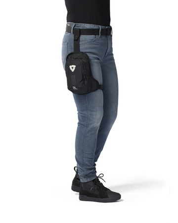  Motocyklowa torba na udo Rev'It! Node H2O 3L Black