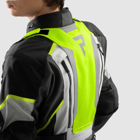 Kurtka Rebelhorn Hardy 3.0 Black/Grey/Fluo Yellow