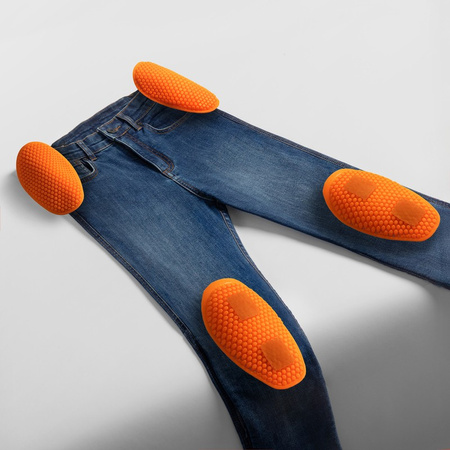 Jeansy damskie Rebelhorn Classic Washed Blue Monolayer