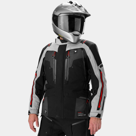 Kurtka motocyklowa Shima Hero 3.0 G2 Grey/Red
