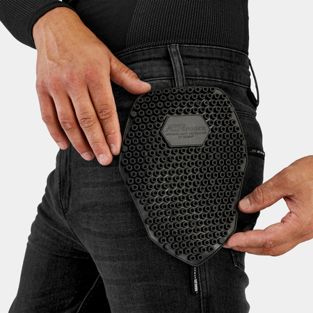 Jeansy motocyklowe Shima Rider Black
