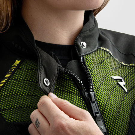 Kurtka Rebelhorn Jax Lady Black/Fluo Yellow
