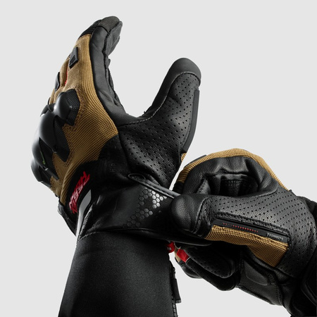 Rękawice Rebelhorn Defender Desert Black Red