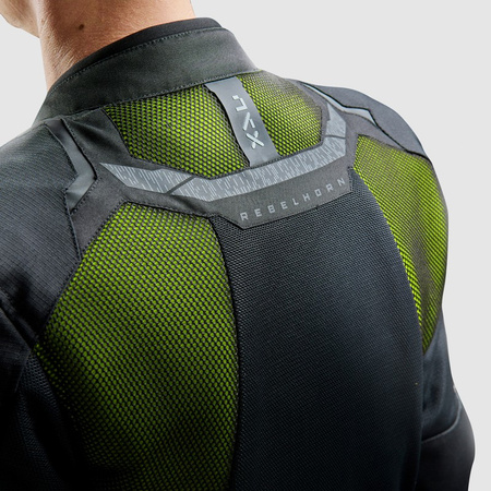 Kurtka Tekstylna Rebelhorn Jax Black/Fluo